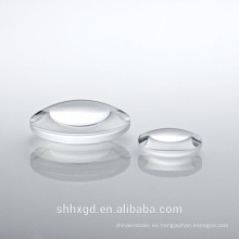 Lentes de materiales de cuarzo utilizadas en lentes cilíndricas biconvexas asféricas